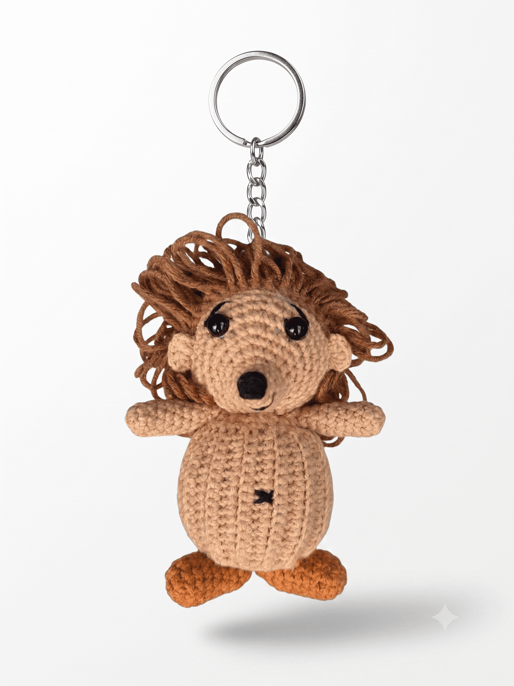 Handmade Crochet Lion Keychain | Amigurumi Lion Charm | Unique Lion Lover Gift | Cute Toy Keyring Accessory