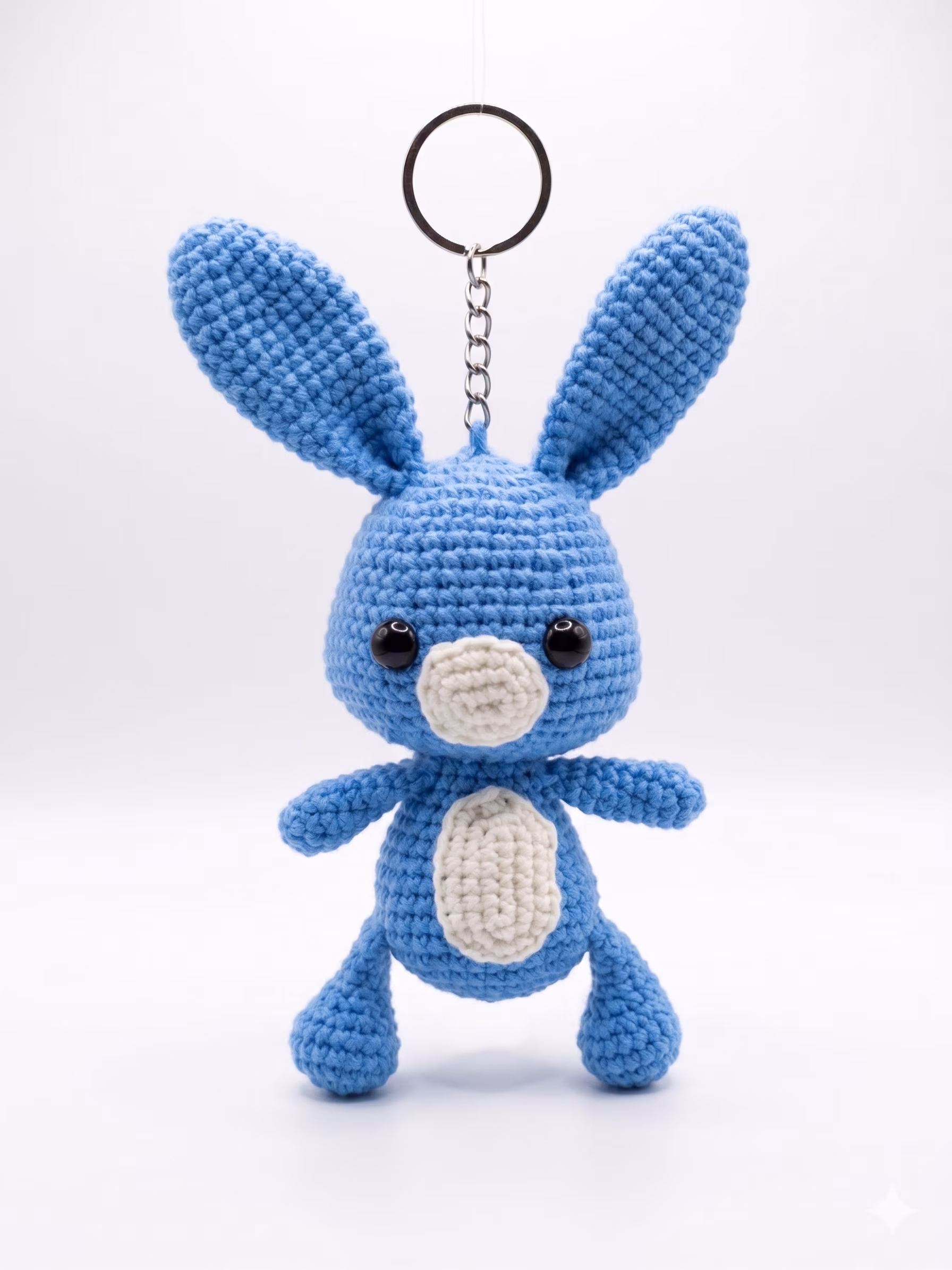 Handmade Crochet Animal Keychains Amigurumi Keyrings Backpack Accessories Rabbit