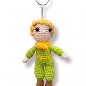 Handmade Crochet Keychain – Little Prens